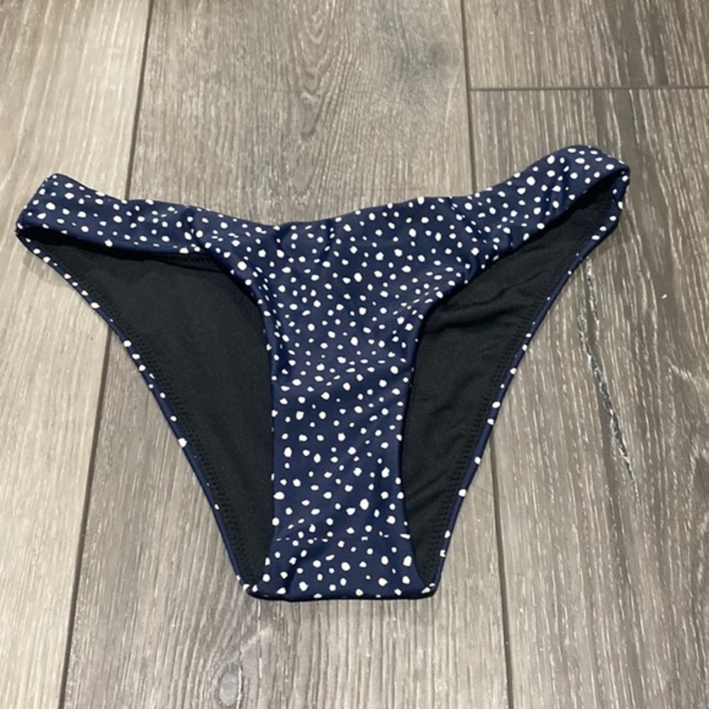 NWT! J.crew Navy Polka Dot Bikini Bottom
